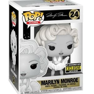 Funko Pop Marilyn Monroe #24 black and white collectible vinyl figure